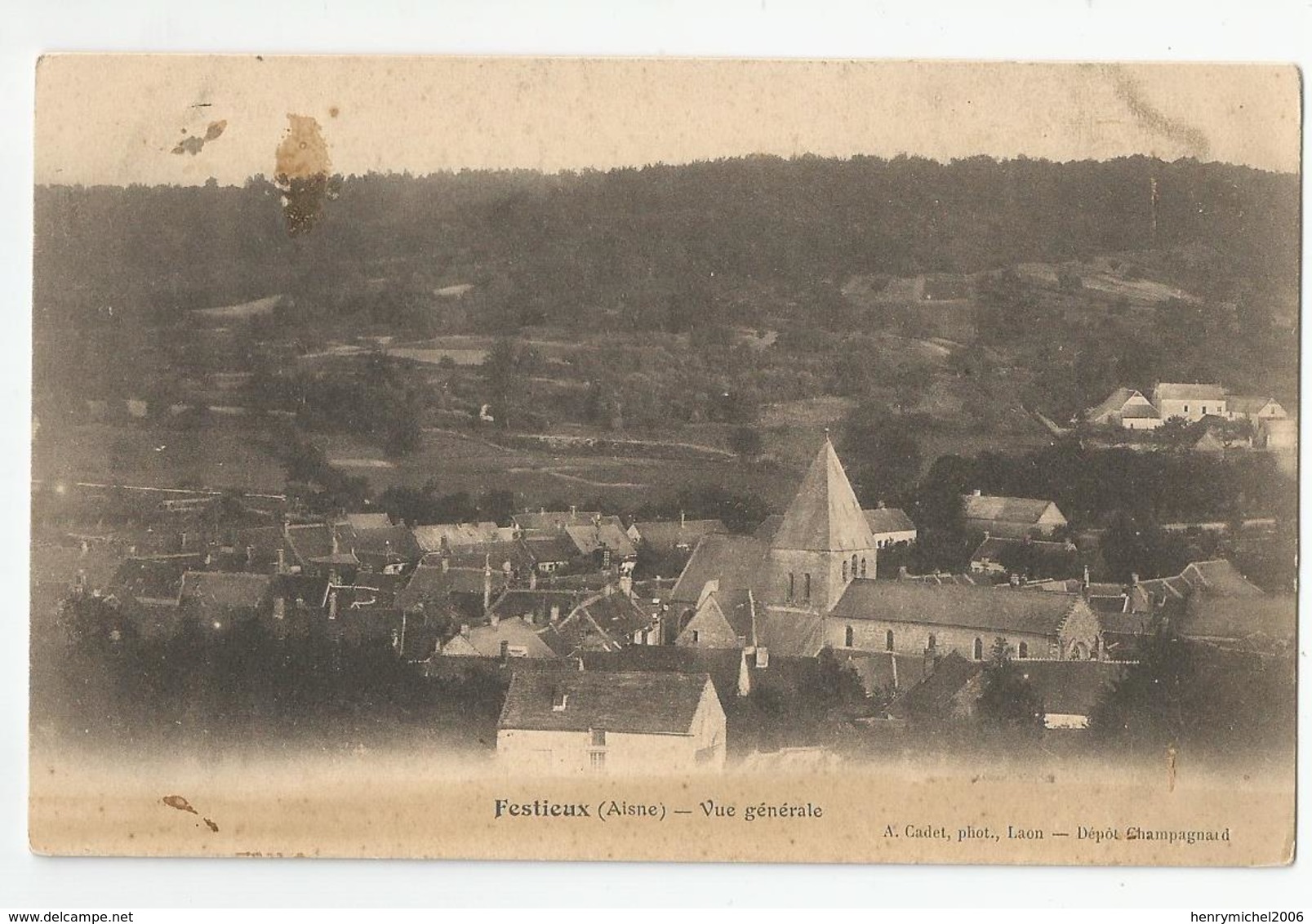 Aisne 02 Festieux Vue Générale Ed Photo Cadet De Laon - Other & Unclassified