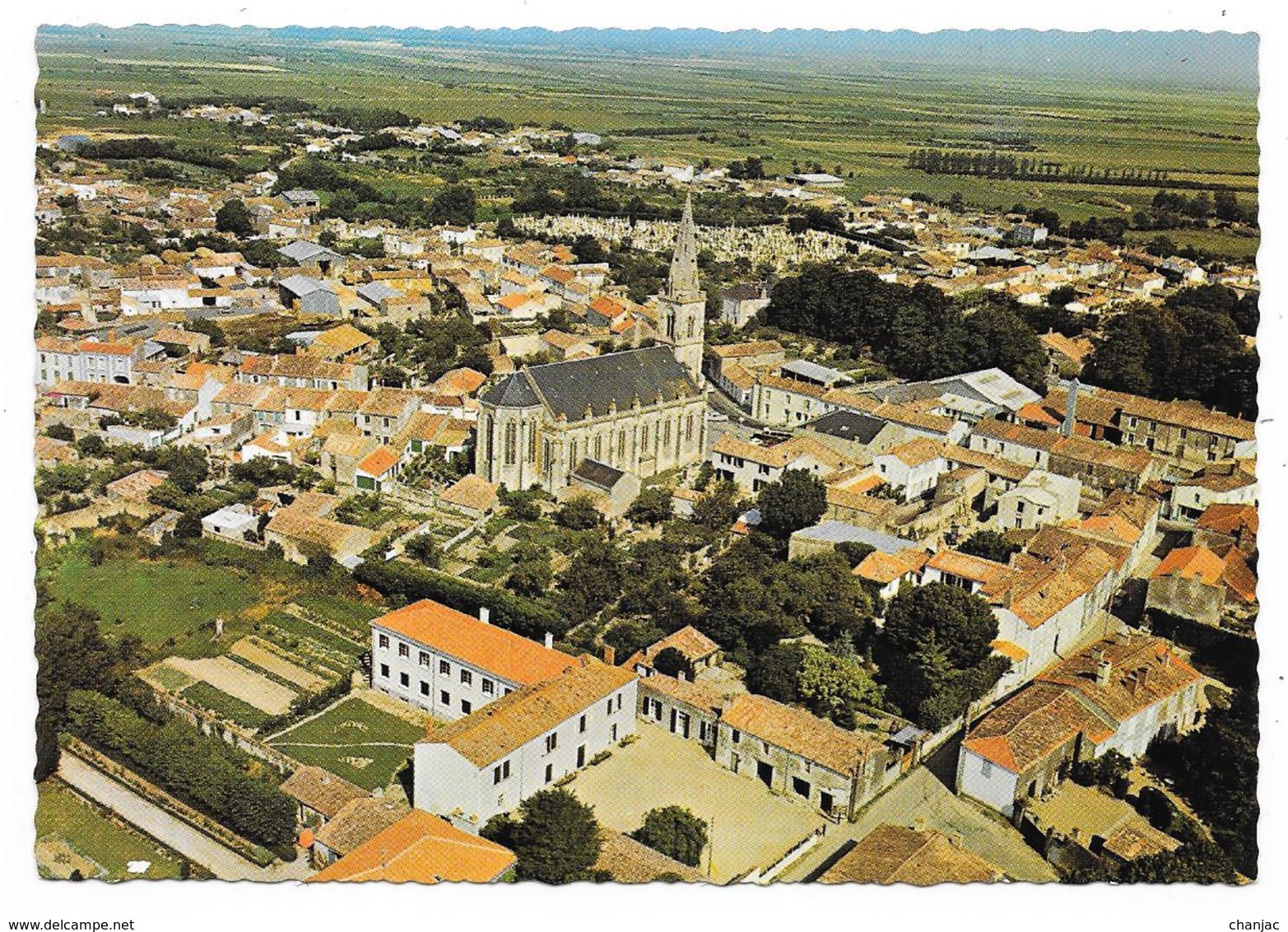 Cpsm: 85 SAINT MICHEL EN L'HERM (ar. Fontenay Le Comte) Vue Aérienne, Maison Familiale  N° A85 S13 1002 - Saint Michel En L'Herm