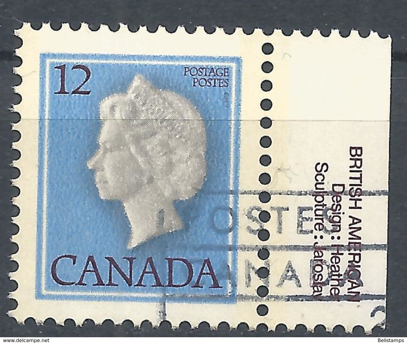 Canada 1977. Scott #713 (U) Queen Elizabeth II - Oblitérés