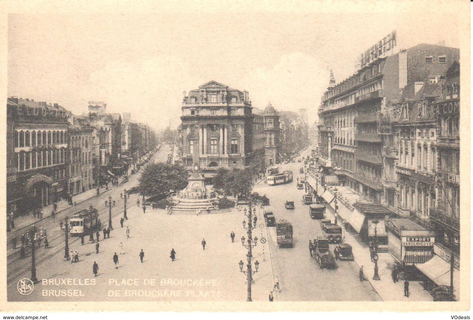 Bruxelles - CPA - Brussel - Place De Brouckère - Places, Squares