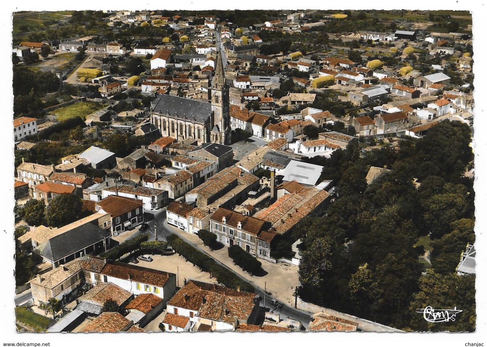 Cpsm: 85 SAINT MICHEL EN L'HERM (ar. Fontenay Le Comte) Vue Aérienne  1965  CIM  N° 363.59 A - Saint Michel En L'Herm