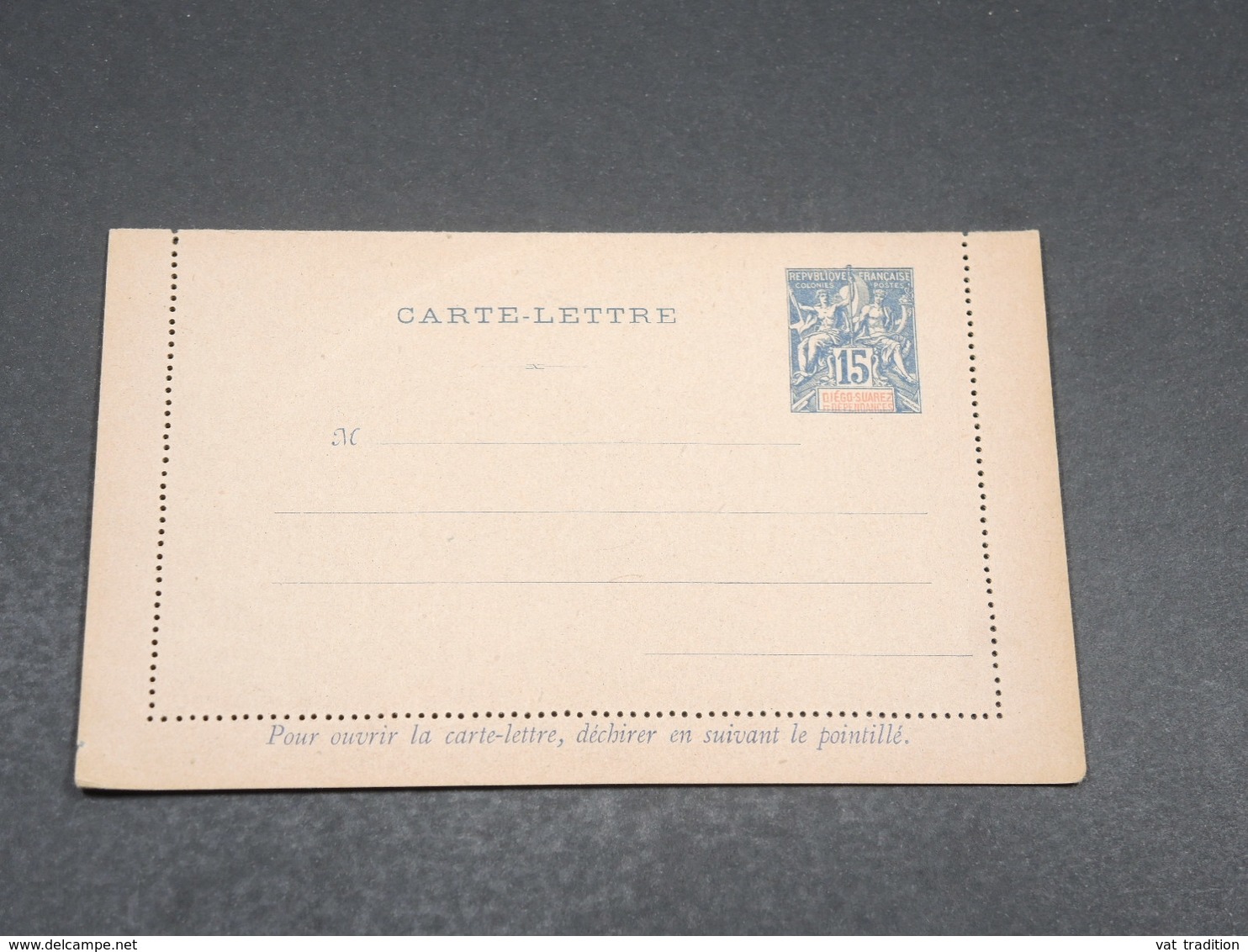 DIEGO SUAREZ - Entier Postal ( Carte Lettre ) Type Groupe Non Circulé - L 17789 - Lettres & Documents