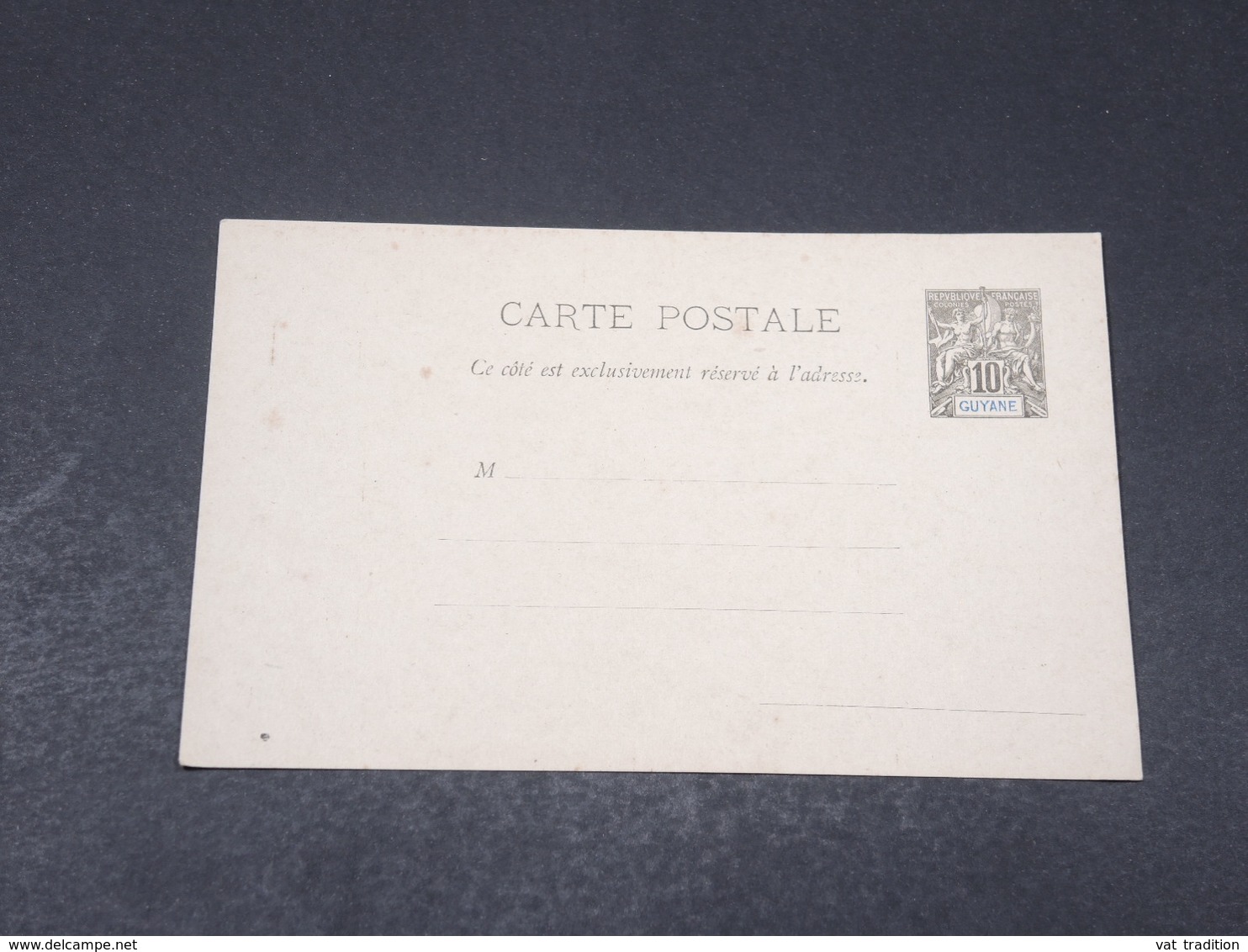 GUYANE FRANÇAISE - Entier Postal Type Groupe Non Circulé - L 17801 - Lettres & Documents