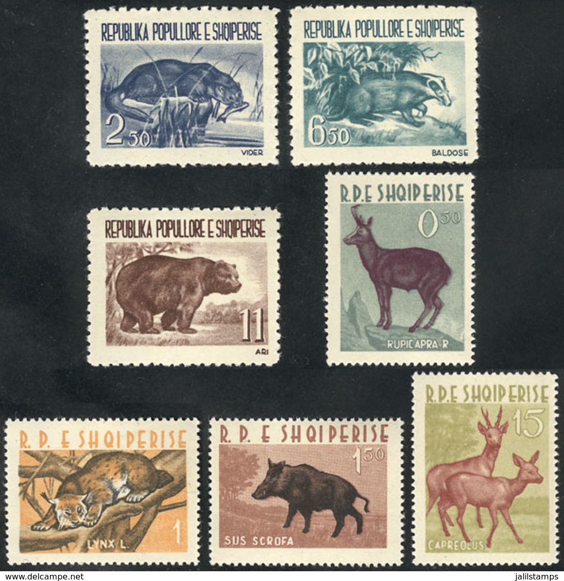 14 ALBANIA: Yvert 549/551 + 597/600, 1961 And 1962 Animales, Complete Sets Of 3 Values Each, Unmounted, Excellent Qualit - Albania