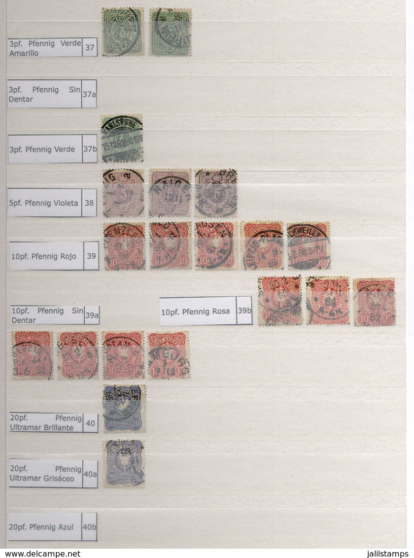 102 GERMANY: Accumulation Of Old Stamps In Stockbook. The General Appearance Is Of Fine To VF Quality, Although A Quick  - Other & Unclassified