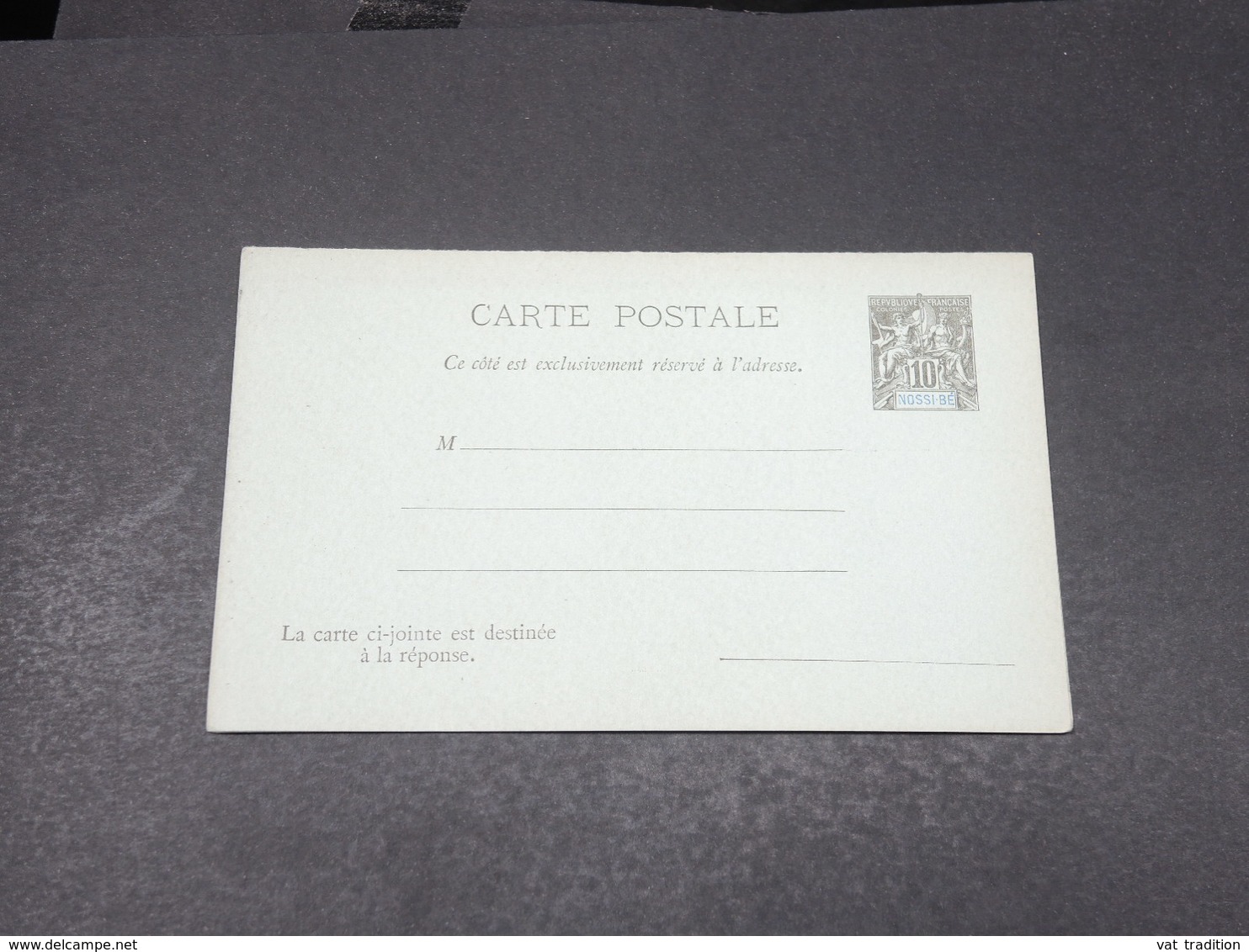 NOSSI BE - Entier Postal Type Groupe Avec Réponse Non Circulé - L 17808 - Covers & Documents