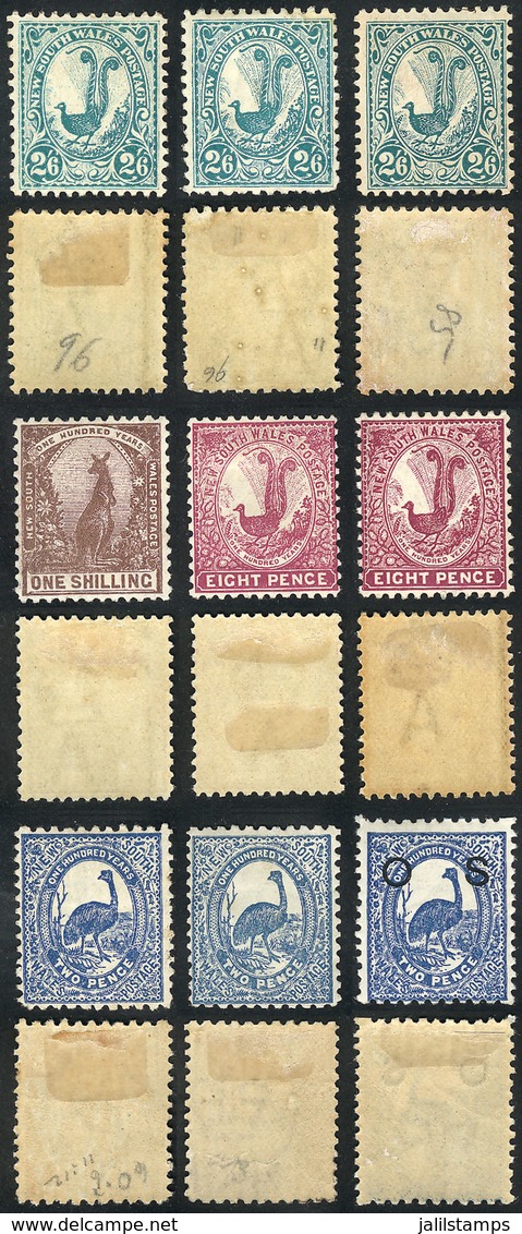 723 AUSTRALIA: Lot Of Old Stamps, Mint With Gum, Very Fine General Quality, Scott Catalog Value Over US$450! - Ungebraucht