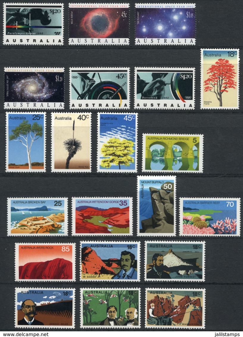736 AUSTRALIA: Lot Of Very Thematic Modern Stamps And Sets, All MNH And Of Excellent Quality! - Autres & Non Classés