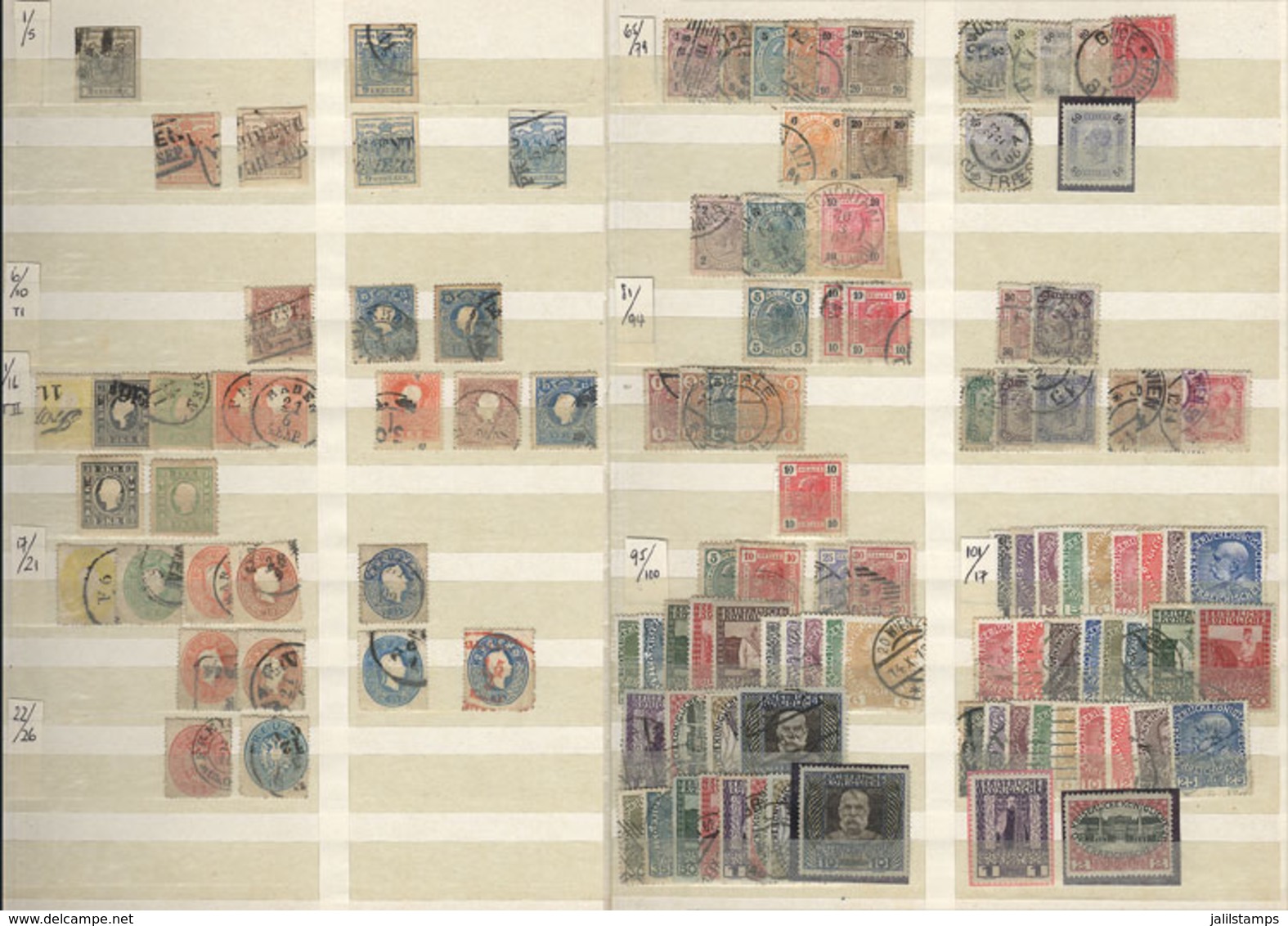 746 AUSTRIA: Large Stockbook With Stock Of Stamps, From Classics To Modern, Used Or Mint (many MNH), And In General Of V - Other & Unclassified