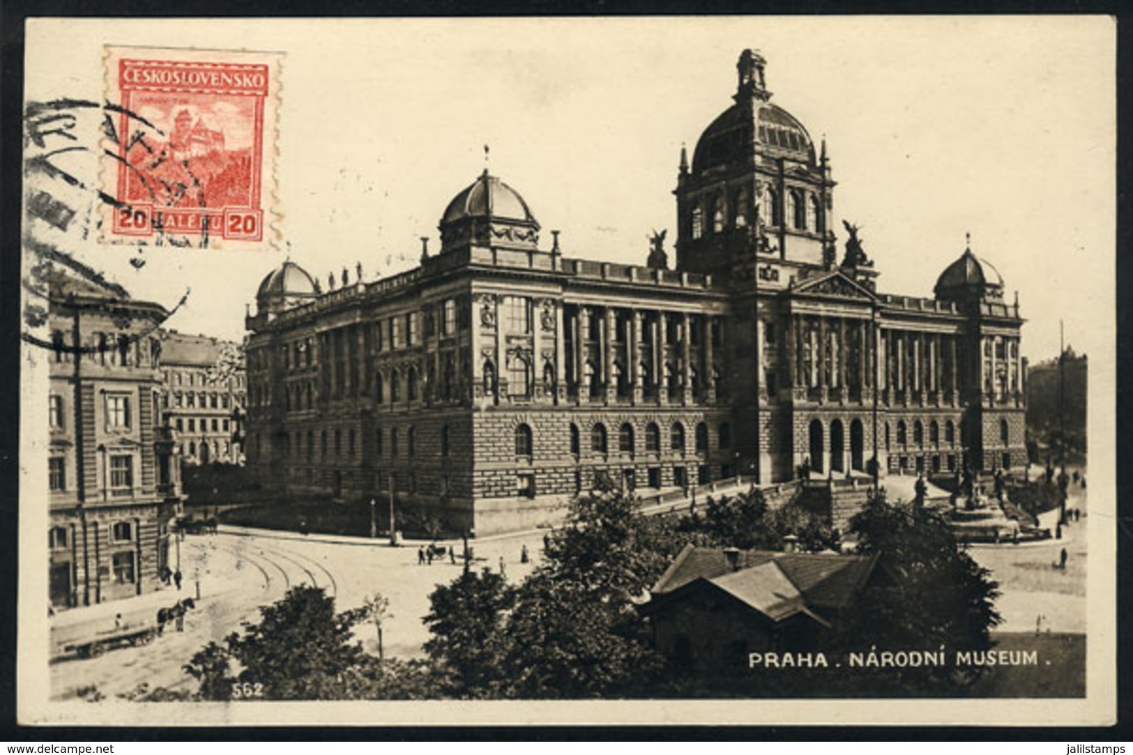 1017 CZECHOSLOVAKIA: PRAGUE: Narodni Museum, VF Quality - Autres & Non Classés