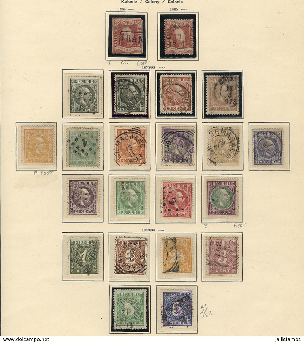 1102 DUTCH COLONIES: Collection In Album Pages, Including Several Scarce And Interesting Stamps, Mixed Quality (from Def - Sonstige & Ohne Zuordnung