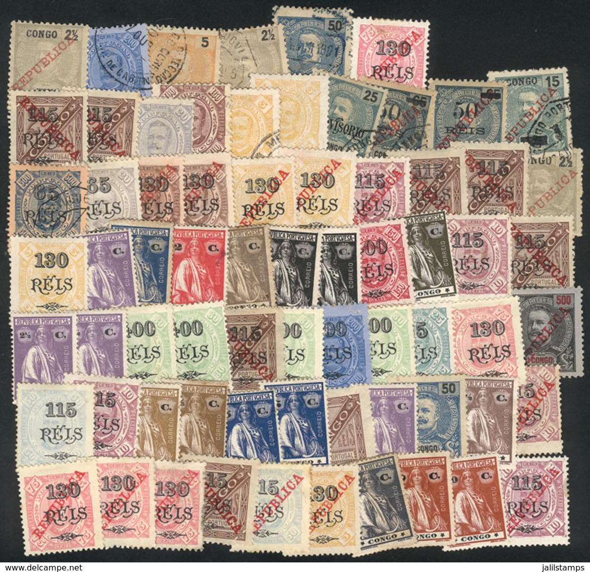 1123 PORTUGUESE CONGO: Interesting Lot Of Many Old Stamps, Used Or Mint (they Can Be Without Gum), Fine General Quality  - Congo Portoghese