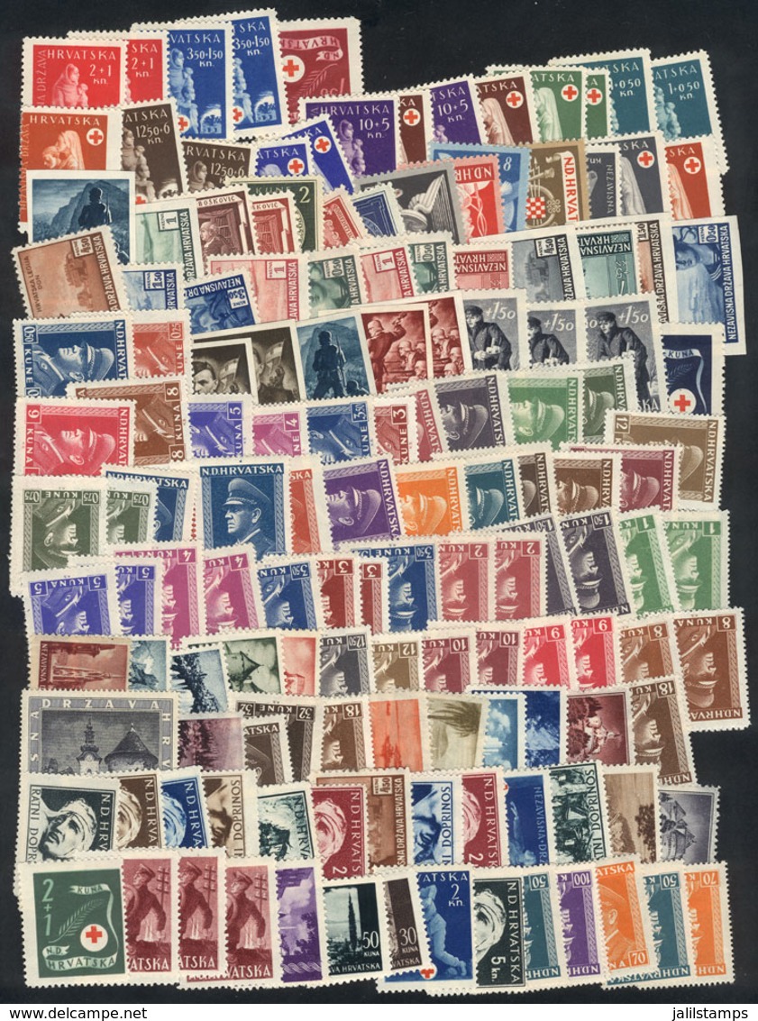 1135 CROATIA: Lot Of Stamps Issued In 1940/50s, Many MNH, Very Fine General Quality, Low Start! - Croatia