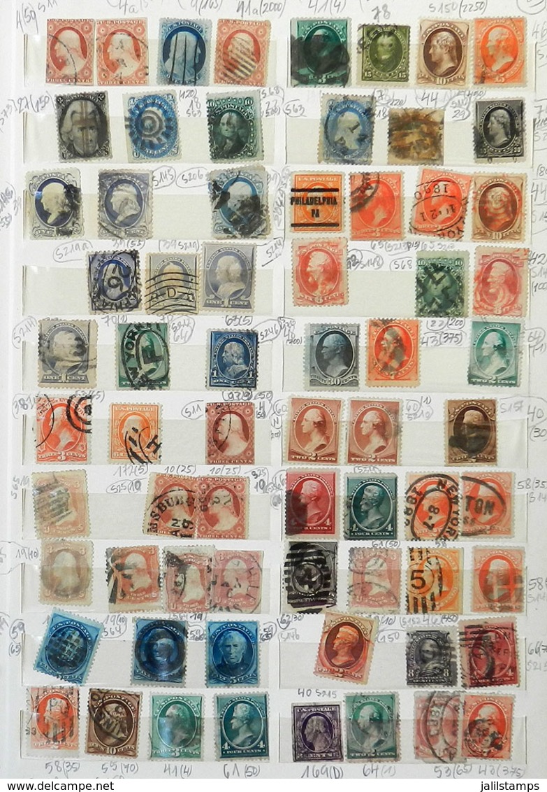 1254 UNITED STATES: Huge Stockbook With Large Number Of Stamps Of All Periods, Including Scarce Values And Of High Marke - Other & Unclassified