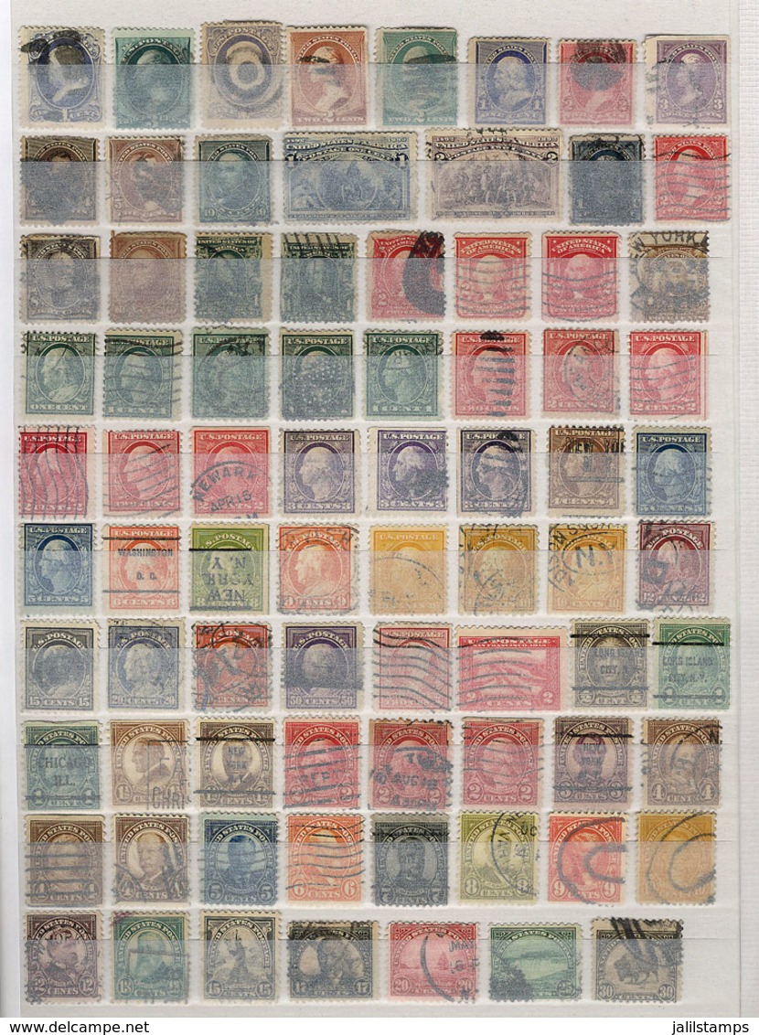 1257 UNITED STATES: 48-Page Stockbook Full Of Stamps Of All Periods, The Catalogue Value Is Surely Very High, Fine To VF - Sonstige & Ohne Zuordnung