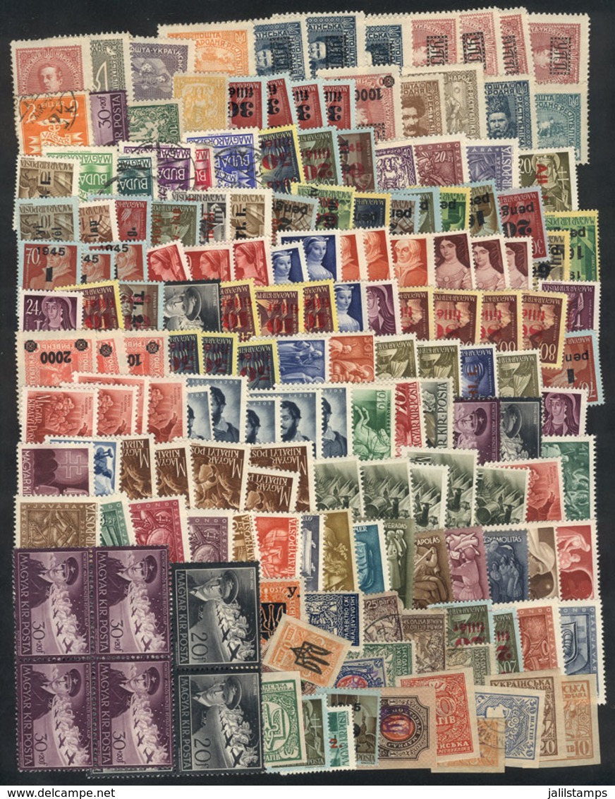 1262 EAST EUROPE: Lot Of Stamps And Sets Issued In 1940/50s, Most Mint (many MNH), Very Fine General Quality! - Europe (Other)