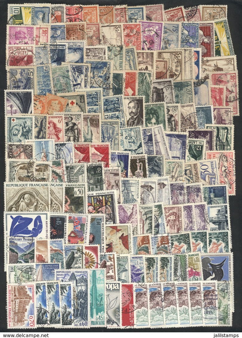 1302 FRANCE: Several Hundreds Stamps Of Varied Periods, Some Mint (even MNH) And Most Used, Almost All Of Fine To Very F - Collections