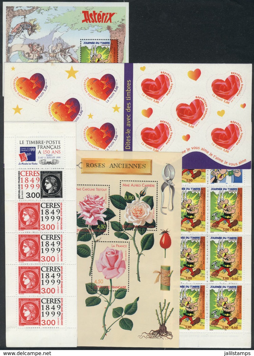 1306 FRANCE: Lot Of Stamps And Booklets Issued In 1999, All Unmounted And Of Excellent Quality, Yvert Catalog Value Over - Sammlungen