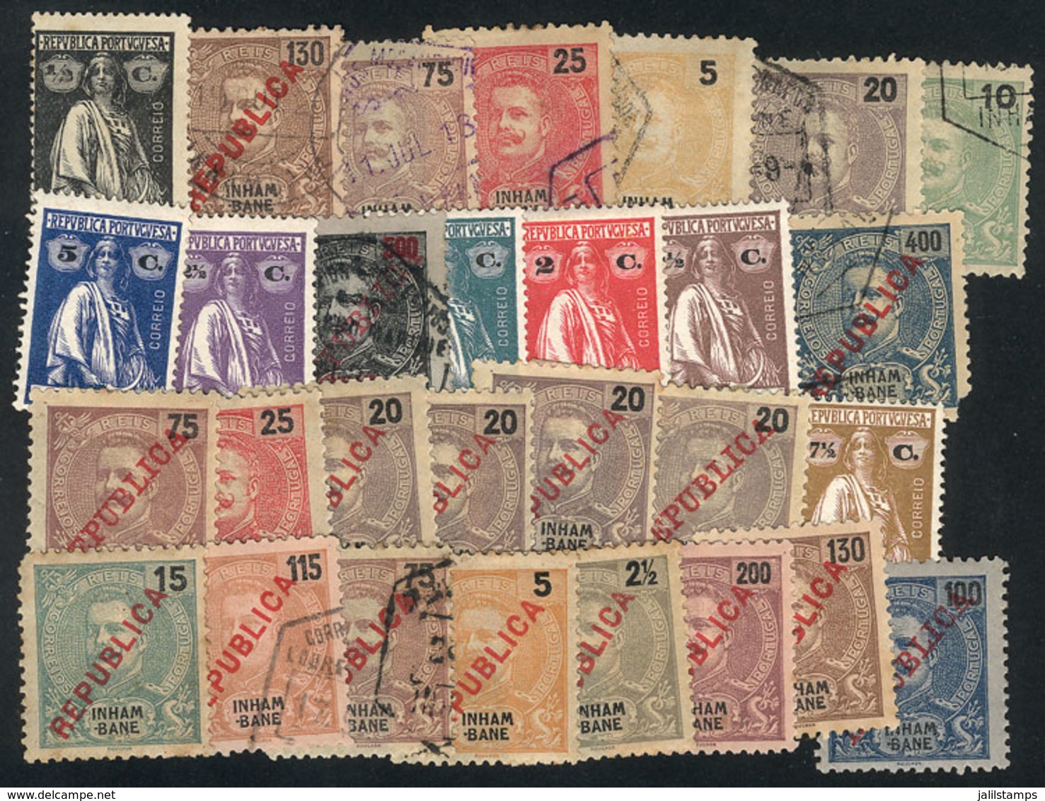 1433 INHAMBANE: Interesting Lot Of Old Stamps, Used Or Mint (they Can Be Without Gum), Fine General Quality (some May Ha - Inhambane