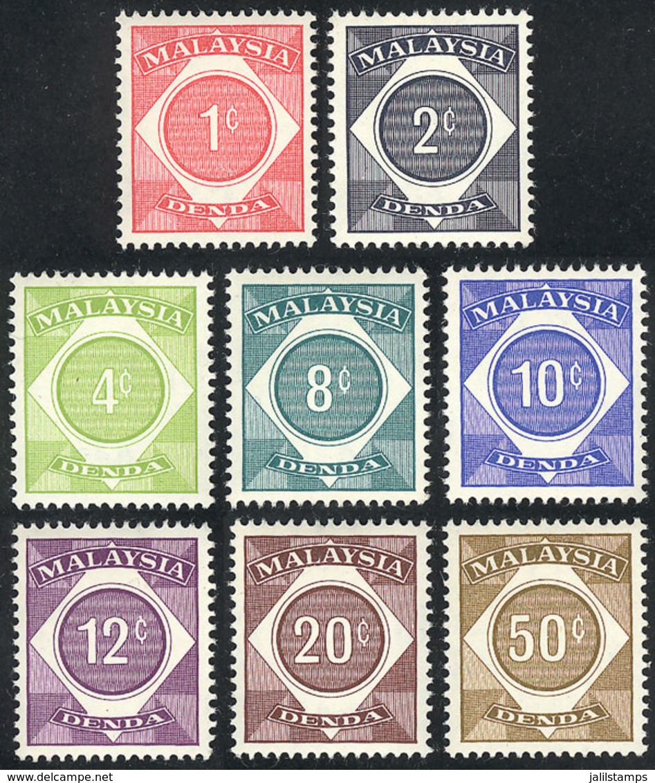 1542 MALAYSIA: Sc.1/8, 1966 Complete Set Of 8 Unmounted Values, Excellent Quality, Catalog Value US$11.80 - Malaysia (1964-...)