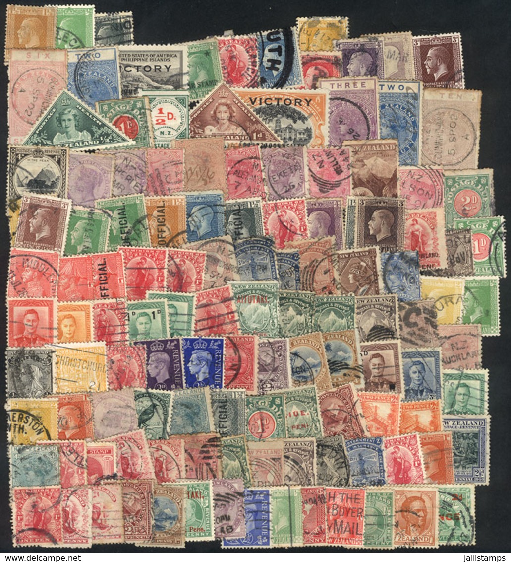 1627 NEW ZEALAND: Very Interesting Lot Of Stamps, Most Used And Of Fine Quality. The Expert Will Probably Find Scarce St - Other & Unclassified