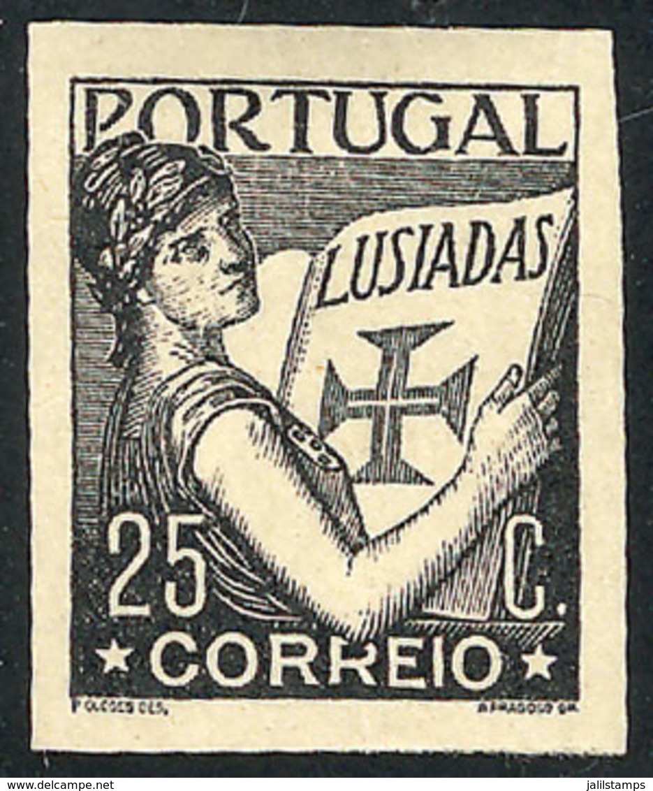 1750 PORTUGAL: Sc.503, Imperforate PROOF In Black, Very Fine Quality! - Altri & Non Classificati