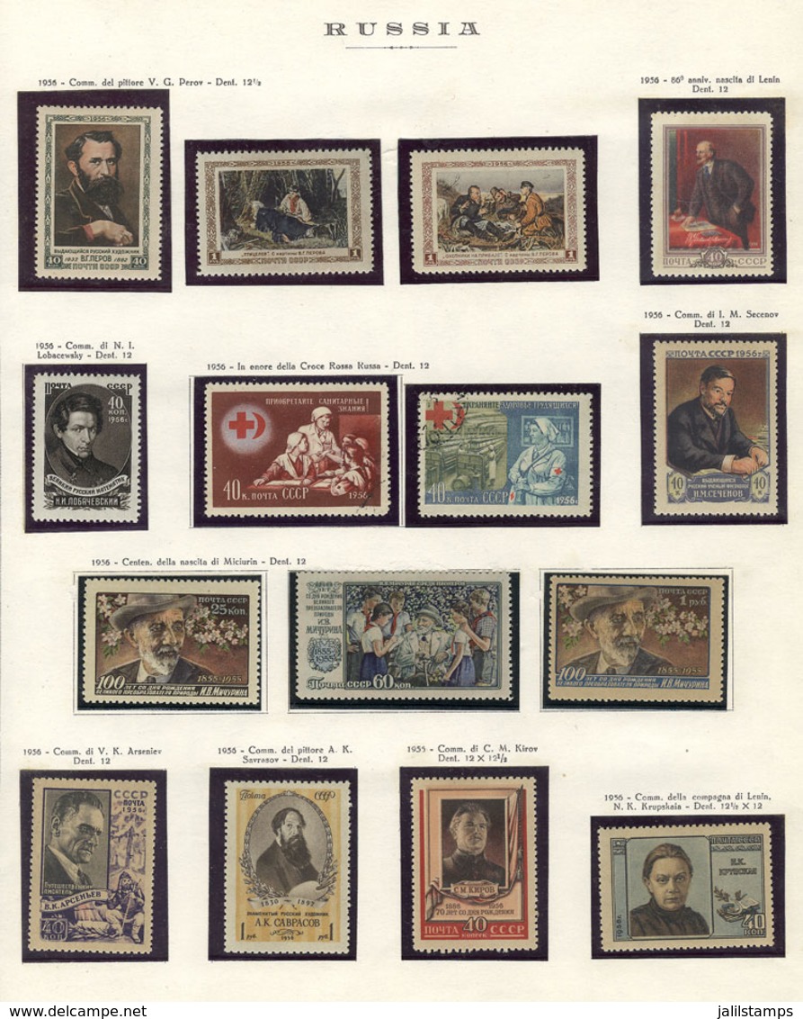 1803 RUSSIA: Very Complete Collection In 4 Volumes (1954 To 1987), With Thousands Of Very Thematic And Attractive Stamps - Altri & Non Classificati