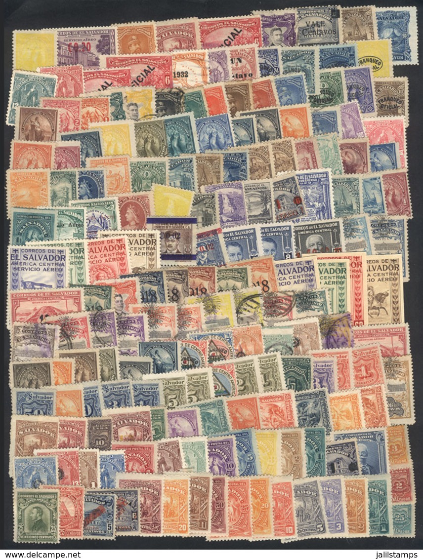 1812 EL SALVADOR: Interesting Lot Of Used And Mint Stamps (some Can Be Without Gum), Fine General Quality (some May Have - El Salvador