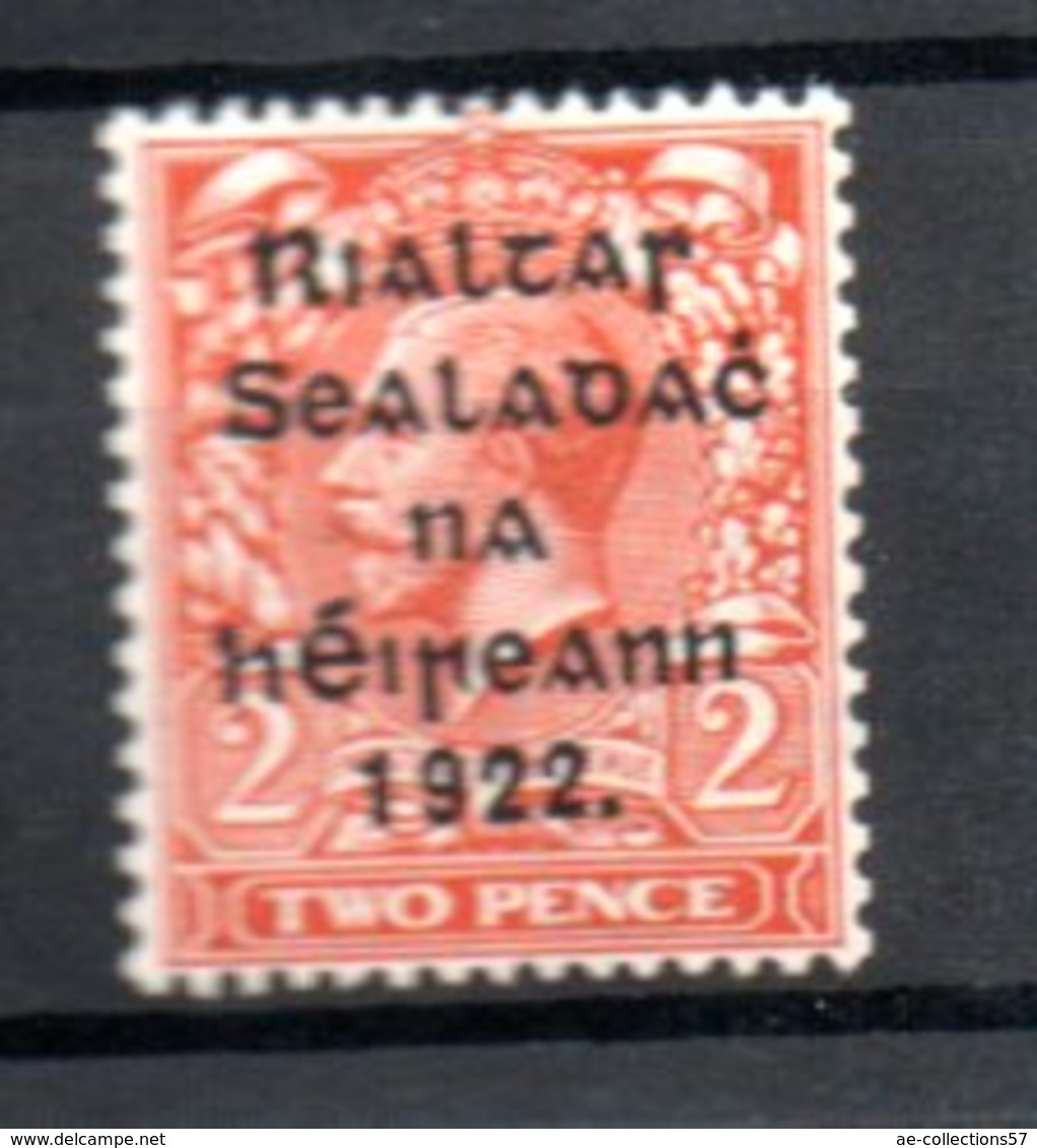 Irlande / N 4  / 2 P Orange / NEUF Avec Trace De Charnière - Unused Stamps