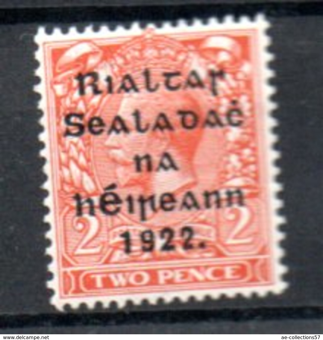 Irlande / N 4  / 2 P Orange / NEUF Avec Trace De Charnière - Unused Stamps