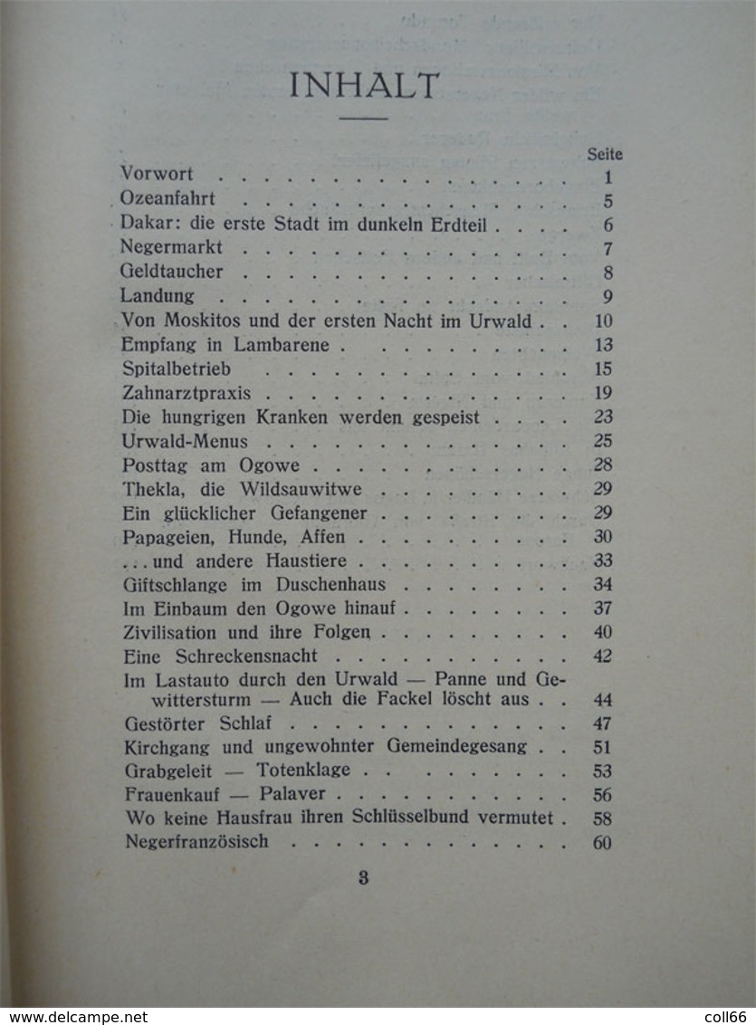 1931 Livre Book Lambaréné Gabon Hopital Dr Schweitzer Par Elsa Lauterburg-Bonjour édit Paul Haupt Bern Leipzig - Livres Anciens