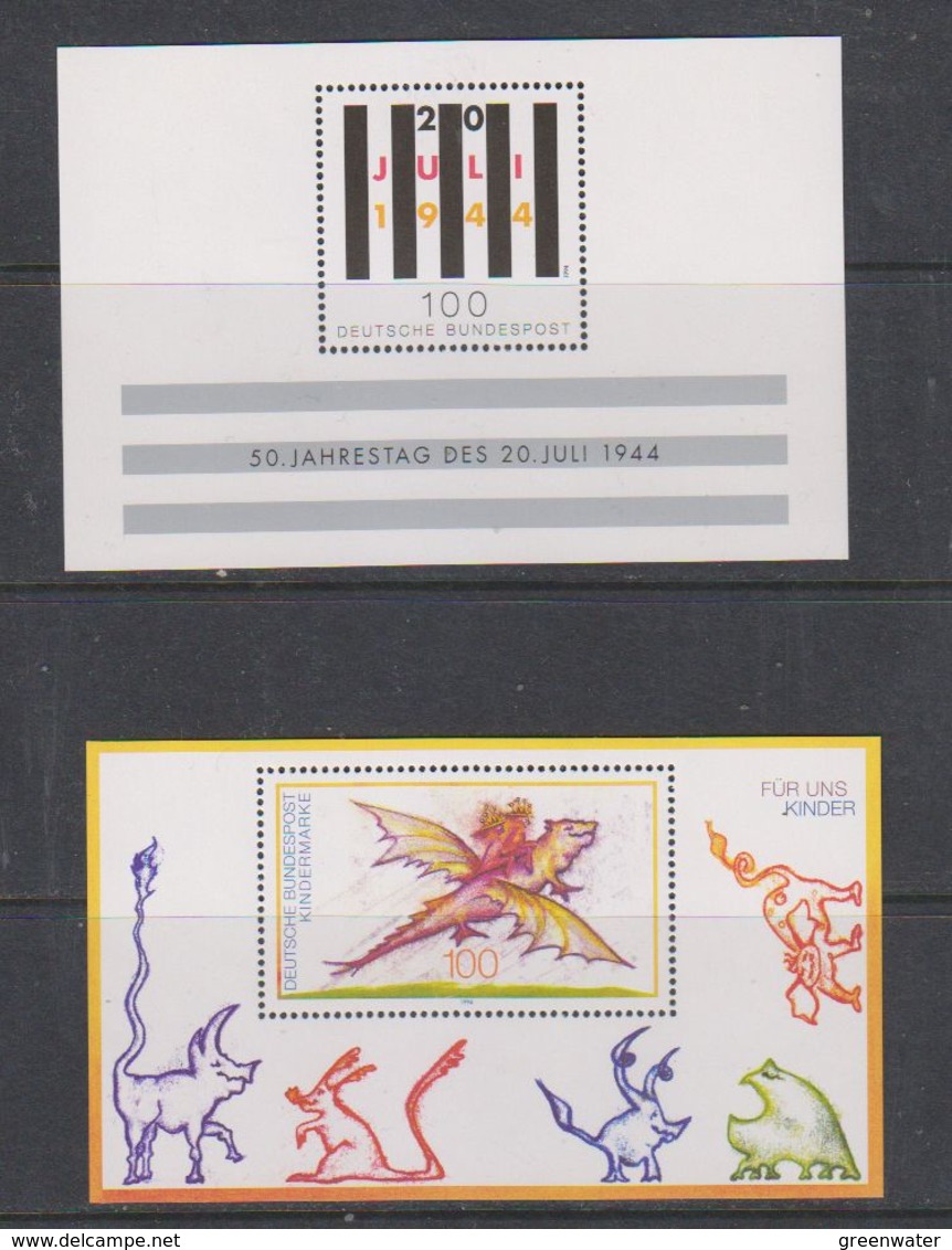 Germany 1994 2 M/s ** Mnh (38932) - Andere & Zonder Classificatie