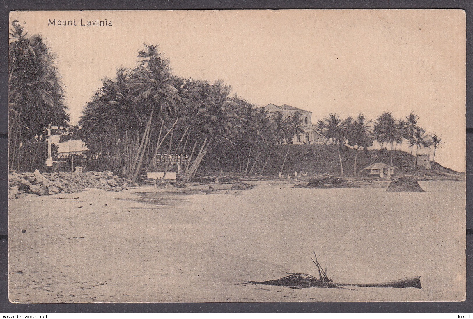 SRI LANKA ,  MOUNT LAVINIA  , OLD POSTCARD - Sri Lanka (Ceylon)