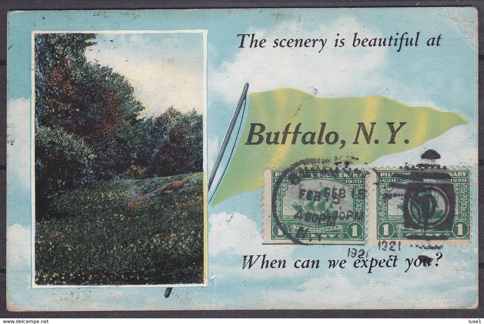 USA ,  BUFFALO , OLD POSTCARD - Buffalo