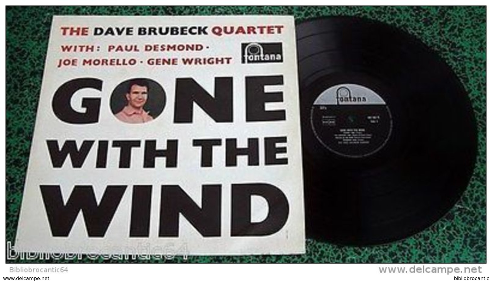 LP 30cm < * DAVE BRUBECK QUARTET *< GONE WITH THE WIND < FONTANA 682 060 TL - Jazz