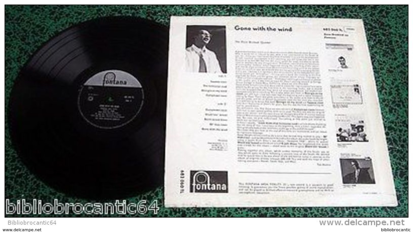 LP 30cm < * DAVE BRUBECK QUARTET *< GONE WITH THE WIND < FONTANA 682 060 TL - Jazz