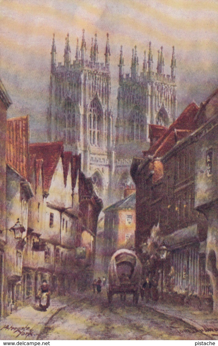 York England - From Original Watercolor Drawing By Tom Dudley - J.W. Ruddock - 2 Scans - Paintings