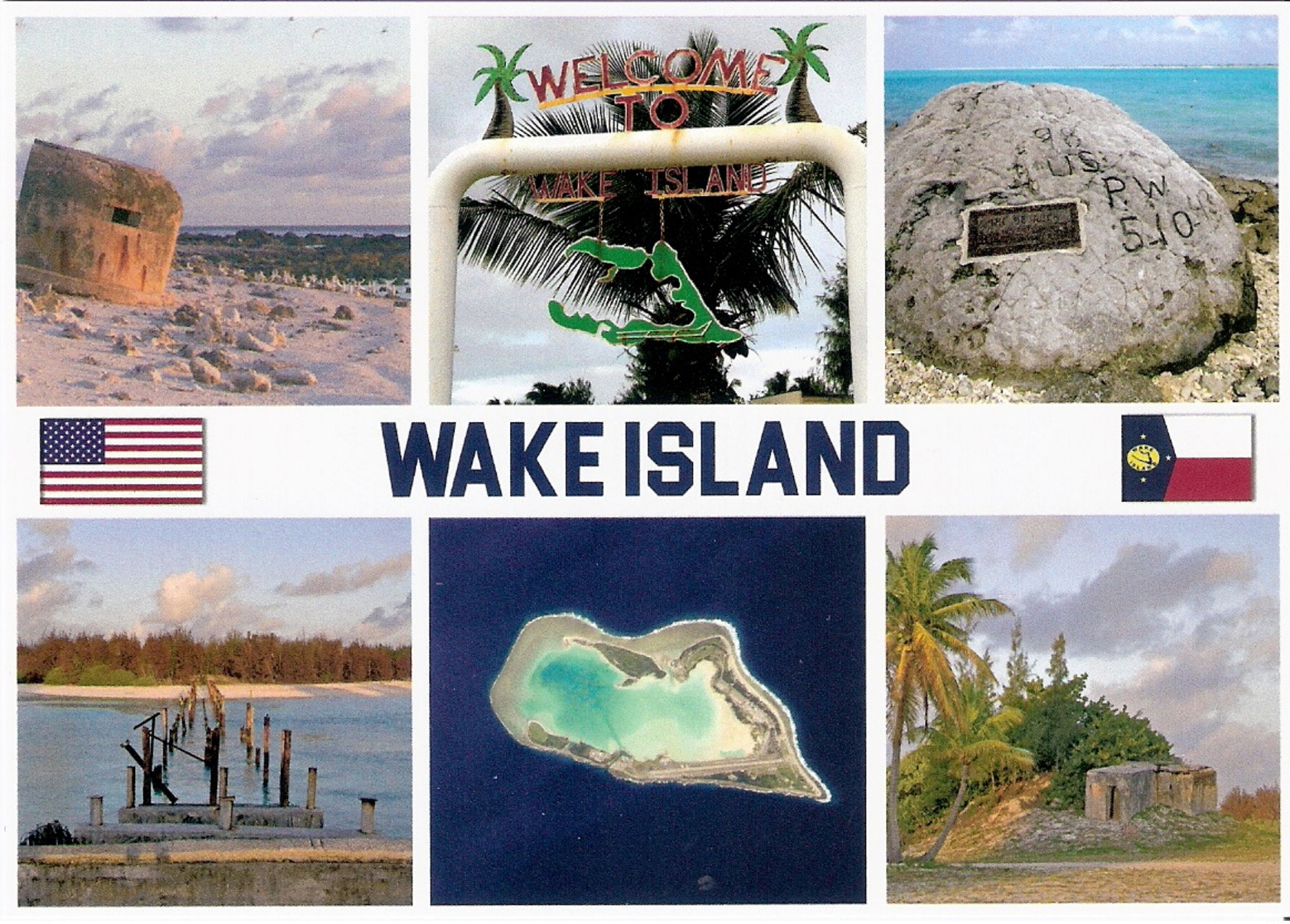 WAKE ISLAND (USA) Postcard - New Unused - Otros & Sin Clasificación