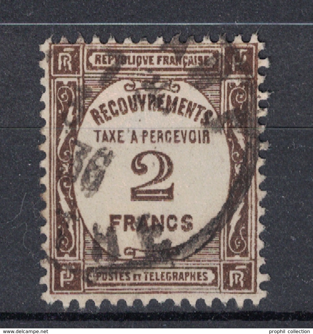 TIMBRE TAXE N° 62 (COTE 30€) OBLITÉRÉ DE 1936 / PETIT PRIX - 1859-1959 Oblitérés