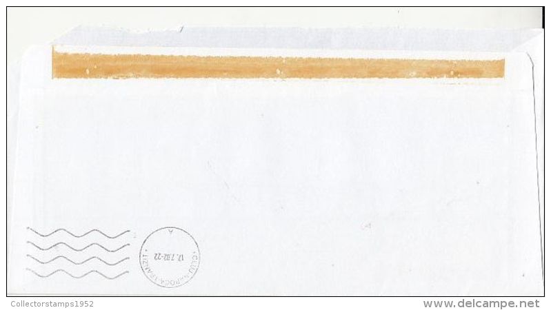 6466FM- AMOUNT 1500, CLUJ NAPOCA, RED MACHINE STAMPS ON COVER, COMPANY HEADER, 2002, ROMANIA - Brieven En Documenten