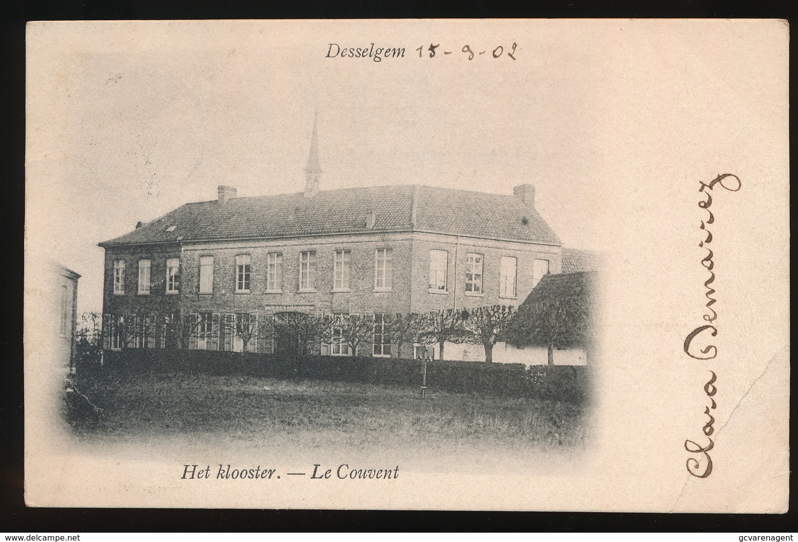 DESSELGEM == HET KLOOSTER   1902 - Waregem