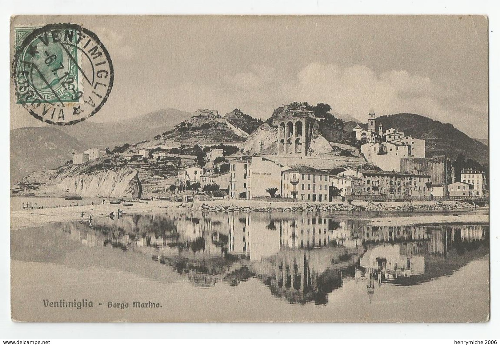 Italie Italy Italia Liguria Ventimiglia Bergo Marina 1912 - Otros & Sin Clasificación