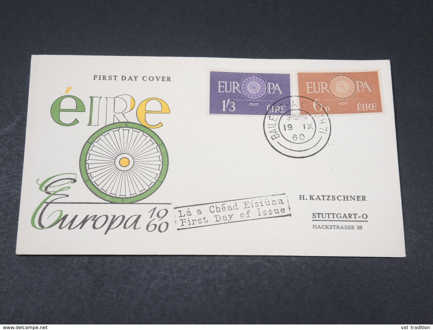 IRLANDE - Enveloppe FDC  Europa En 1960 - L 17847 - FDC