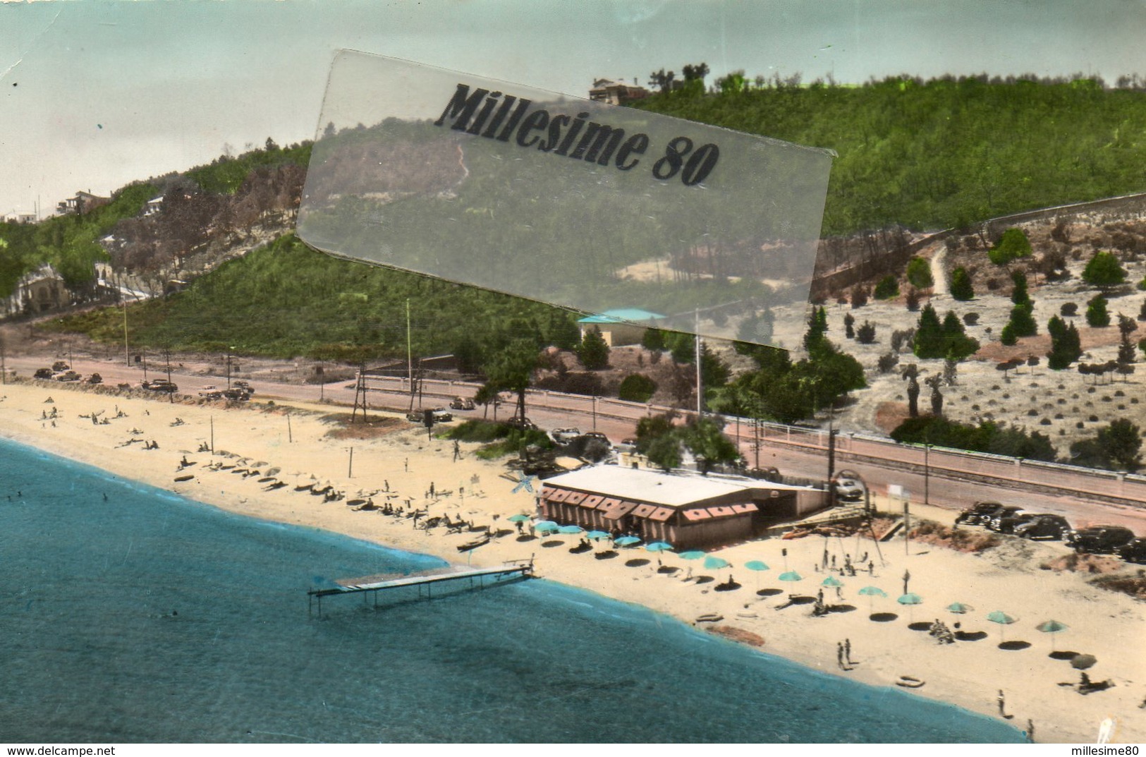 CPSM SAINTE MAXIME LA PLAGE DE LA CABANE BAMBOU - Sainte-Maxime