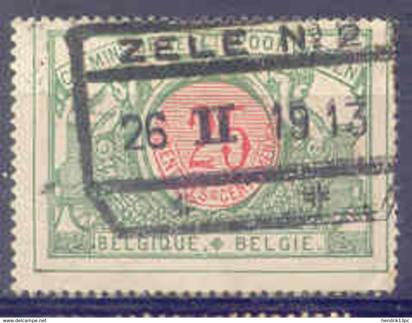 B132 Begie Spoorweg Chemin De Fer Stempel ZELE N° 2 - Autres & Non Classés