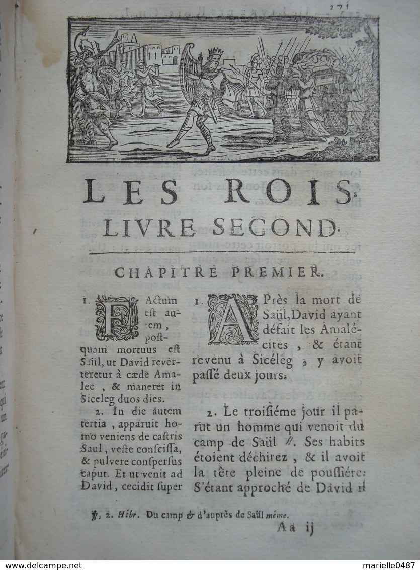 Les Deux Premiers Livres Des Rois Paris 1691 - Jusque 1700