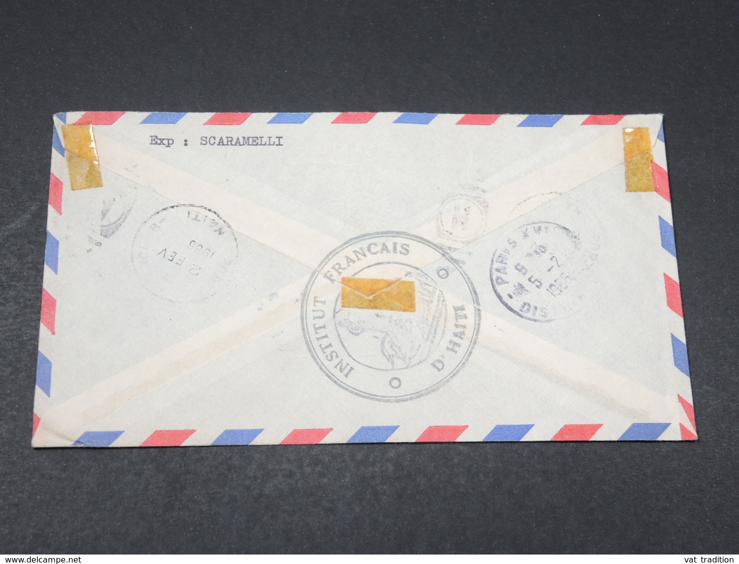 HAITI - Enveloppe En Recommandé De L 'Institut Français De Port Au Prince Pour Paris En 1966 - L 17857 - Haïti