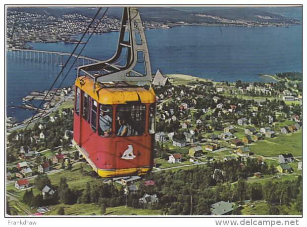 Postcard - Norway - The Areal Cable-way, View Of The Town And Bridge - Card No. F-3472-7 - VG - Ohne Zuordnung