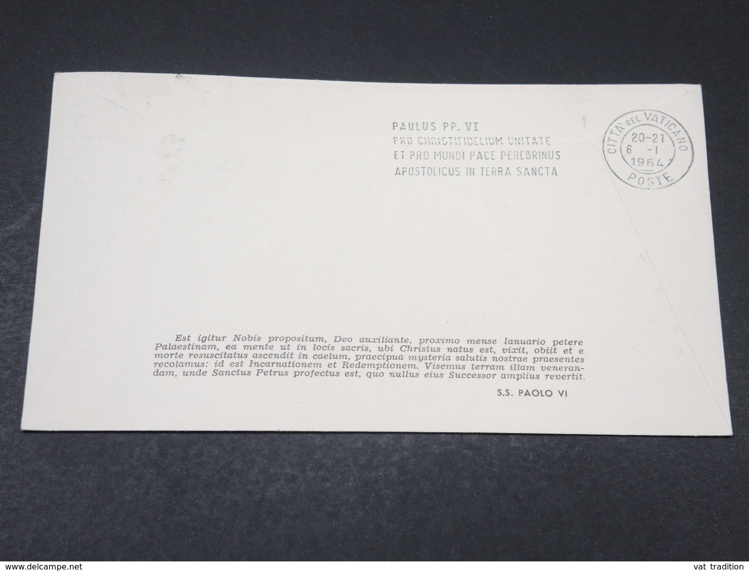 JORDANIE - Enveloppe FDC De La Visite Du Pape  Paul VI En 1964 - L 17868 - Jordanie