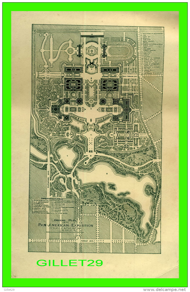 DOCUMENTS HISTORIQUES - PAN-AMERICAN SOUVENIR - EXPOSITION AT BUFFALO, NY IN 1901 - 34 PAGES - - Documents Historiques